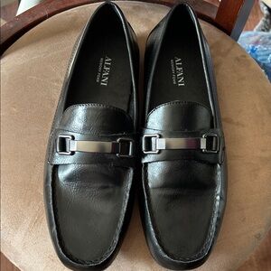 Alfani Men's Sleek Black Slip-On Loafers size9.5 worn 1x